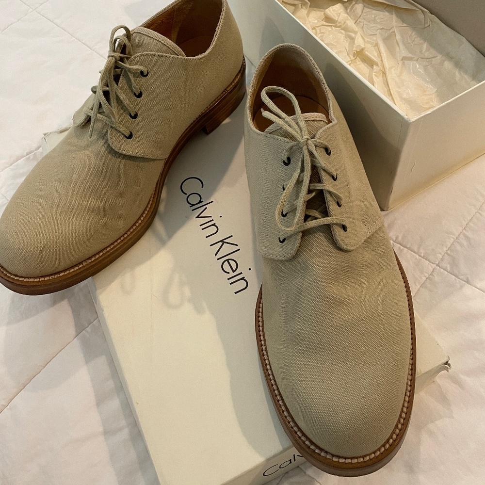 Calvin Klein Mens Canvas Shoes size 10